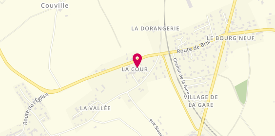 Plan de La Fournée, 17 Village de la Cour, 50690 Couville