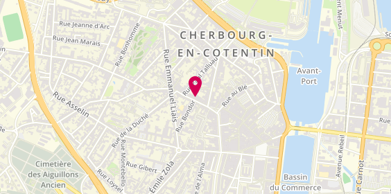 Plan de Boulangerie Pâtisserie Meslin, 20 Rue Christine, 50100 Cherbourg-en-Cotentin