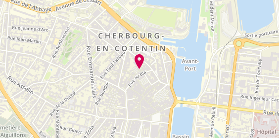 Plan de Restaurant Traiteur l'Antidote, 41 Rue au Blé, 50100 Cherbourg-en-Cotentin
