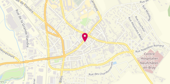 Plan de Boucherie Charcuterie du Centre, 4 Grande Rue Notre Dame, 76270 Neufchâtel-en-Bray