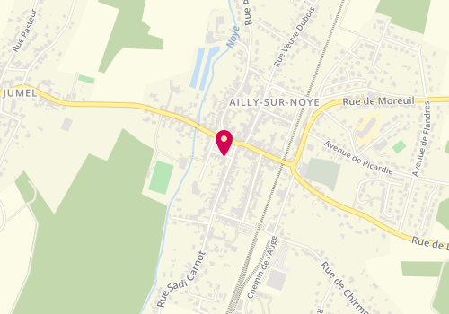 Plan de POUCET Eric, 3 Rue du Dr Binant, 80250 Ailly-sur-Noye