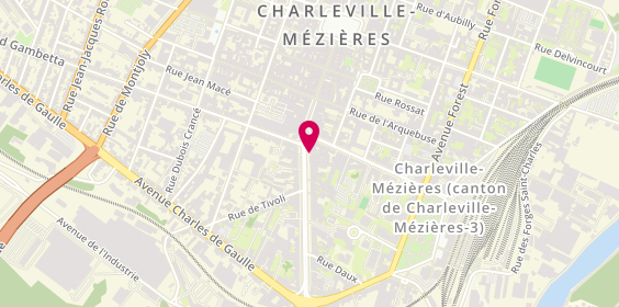 Plan de La Côte A l'Os, 11 Cr Briand, 08000 Charleville-Mézières