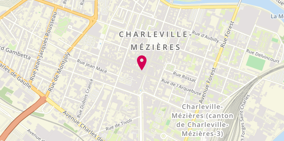 Plan de L'Autentico, 4 Rue Bourbon, 08000 Charleville-Mézières