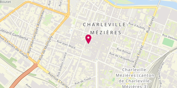 Plan de Chic & Délices, 28 Rue Bourbon, 08000 Charleville-Mézières
