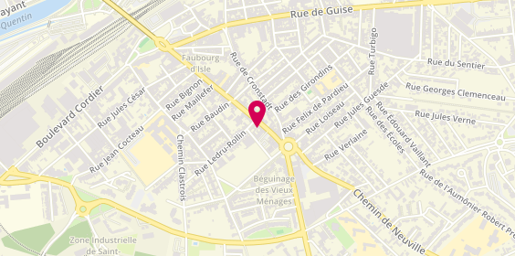 Plan de Boucherie Petit Chevaline, 112 Rue du Général Leclerc, 02100 Saint-Quentin