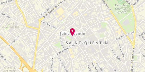 Plan de Le Rouget Noir, 19 Rue Victor Basch, 02100 Saint-Quentin