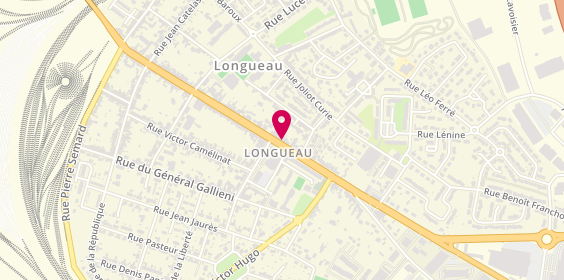Plan de Le Jardin de Leon, 121 avenue Henri Barbusse, 80330 Longueau