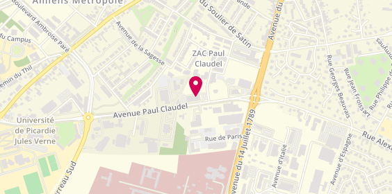 Plan de Sébastien Pocholle, 14 avenue Paul Claudel, 80000 Amiens