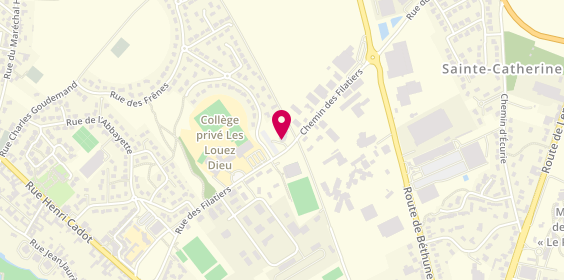 Plan de Le Clos Délice, 340 Rue des Filatiers, 62223 Anzin-Saint-Aubin
