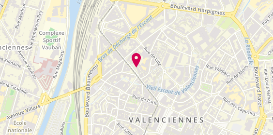 Plan de Belfood, 58 avenue Georges Clemenceau, 59300 Valenciennes
