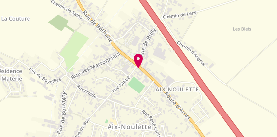 Plan de Brasserie de la Grange, 1 Route d'Arras, 62160 Aix-Noulette