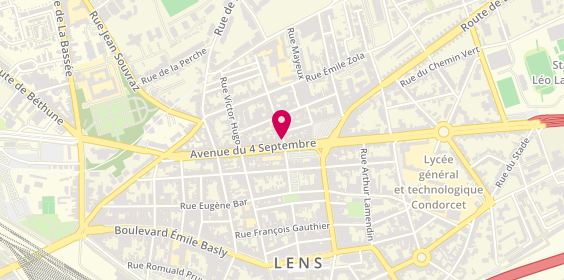 Plan de A la Bruxelloise, 30 avenue du 4 Septembre, 62300 Lens