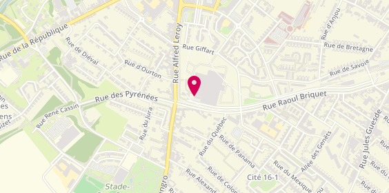 Plan de L'inédit, 73 Rue Raoul Briquet, 62700 Bruay-la-Buissière