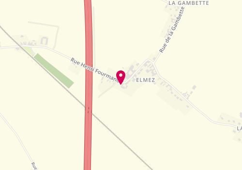 Plan de Elmez Traiteur, 33 Rue Henri Fourmanoir, 59310 Nomain