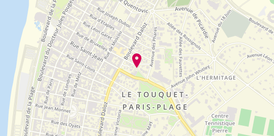 Plan de Opaline Patisserie et Salon de The, 43 avenue du Verger, 62520 Le Touquet-Paris-Plage