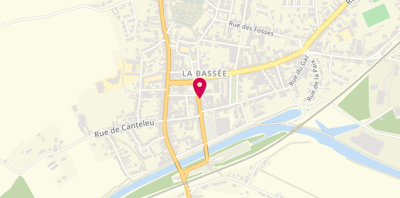 Plan de Boulangerie Pâtisserie Gobert, Avenue Jean Baptiste Lebas 27 et 25, 59480 La Bassée