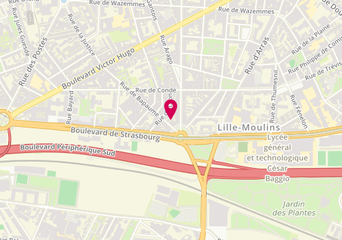 Plan de TOULEMONDE Benoît, Hellemmes Lille 46 Rue Faidherbe, 59260 Lille