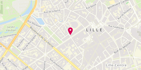 Plan de La Gourmandine Lilloise, 94 Rue de l'Hôpital Militaire, 59000 Lille