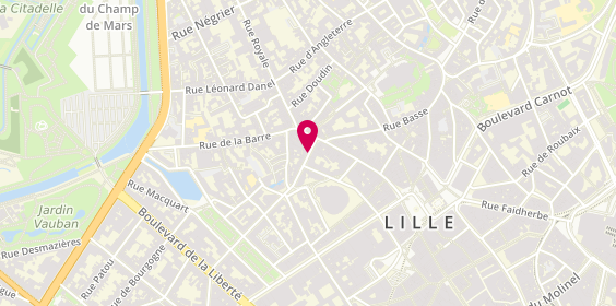 Plan de Le Bistrot Thai, 8 Rue Thiers, 59800 Lille
