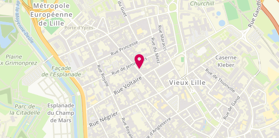 Plan de Nonadeli, 48 Rue Saint-André, 59800 Lille