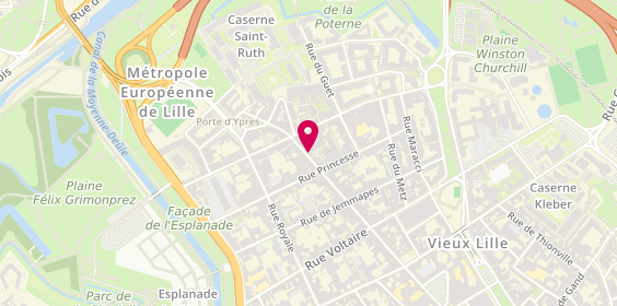 Plan de La Dinette, 106 Bis Rue Saint-André, 59000 Lille