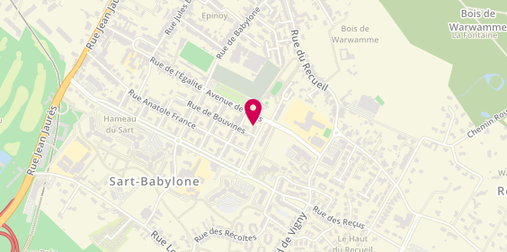 Plan de MYRA CUISINE LIBANAISE (anciennement WonderFood-Truck), 34 avenue de Paris, 59491 Villeneuve-d'Ascq