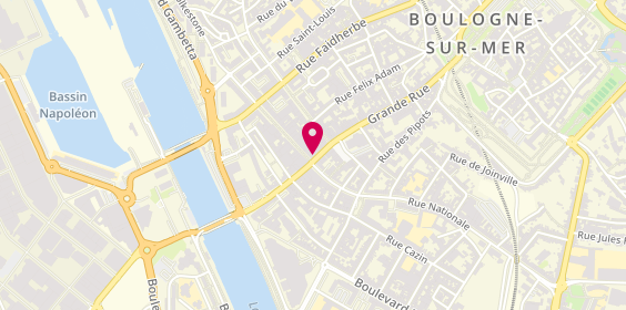 Plan de E.D Bourgeois SAS, 1 Grande Rue, 62200 Boulogne-sur-Mer