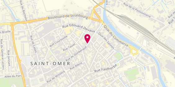 Plan de Boulangerie Ponseel, 160 Rue de Dunkerque, 62500 Saint-Omer